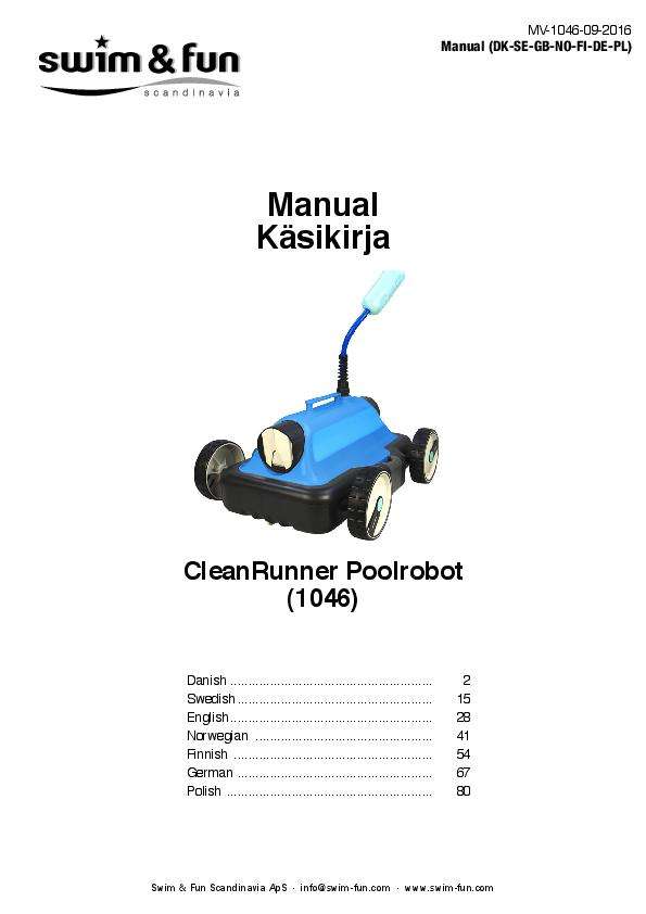 CleanRunner Pool Robot