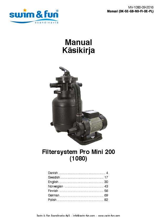 Filtersystem Pro Mini 200