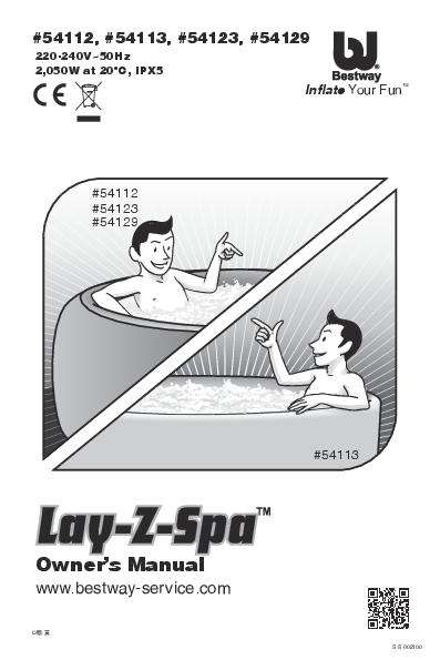 Lay-Z-Spa Manual