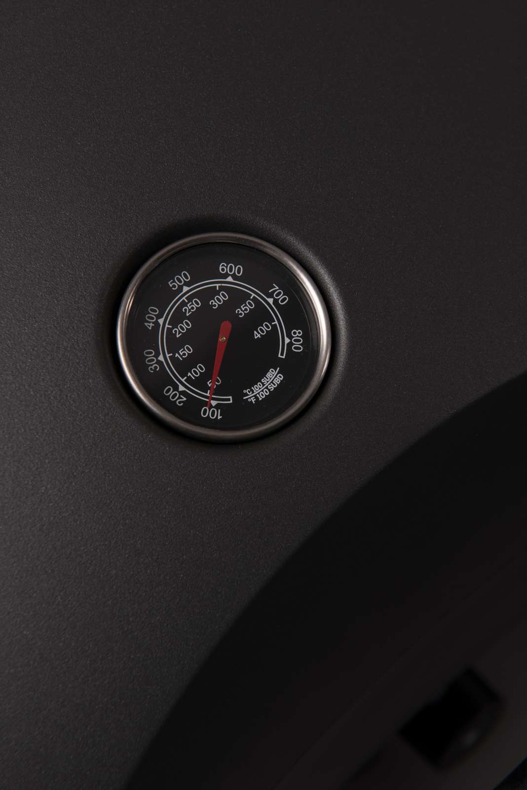 gas forno floor top termometer closeup