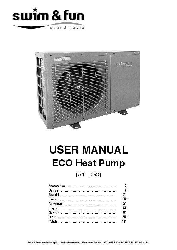 ECO Heat Pump Manual 2019