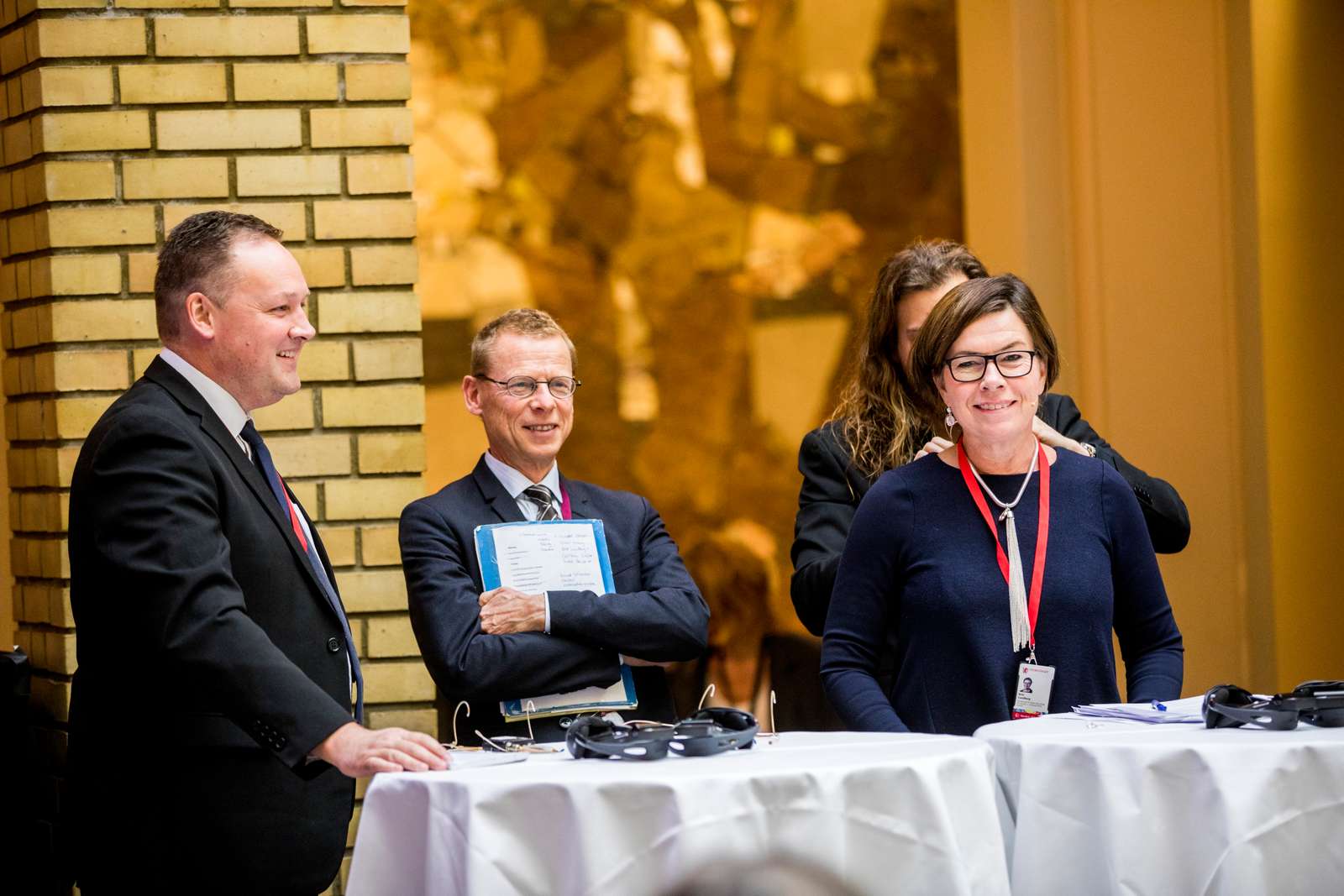 Press conference in the ’Vandrehallen’ in Stortingen (2018 - Nordic Council Session)