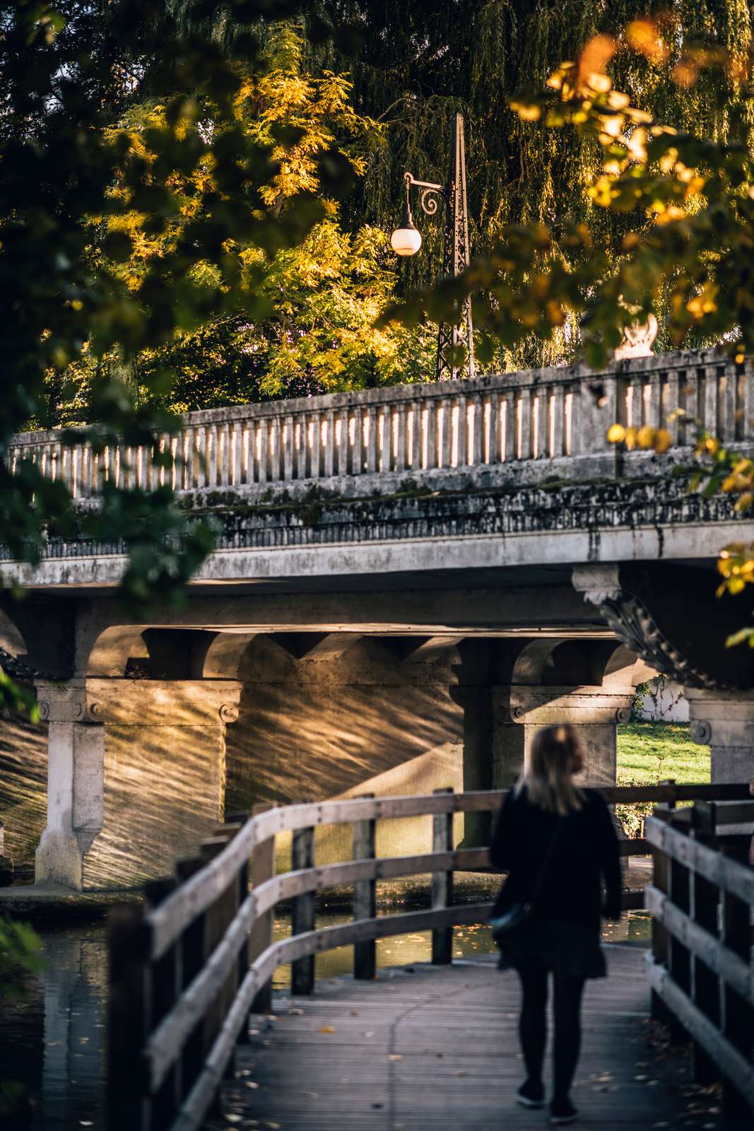 bridges in Odense autumn