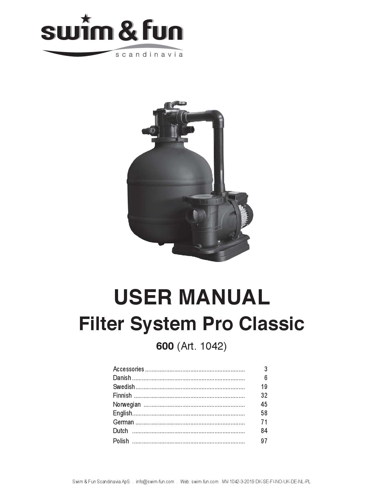 Filter System Pro Classic 600