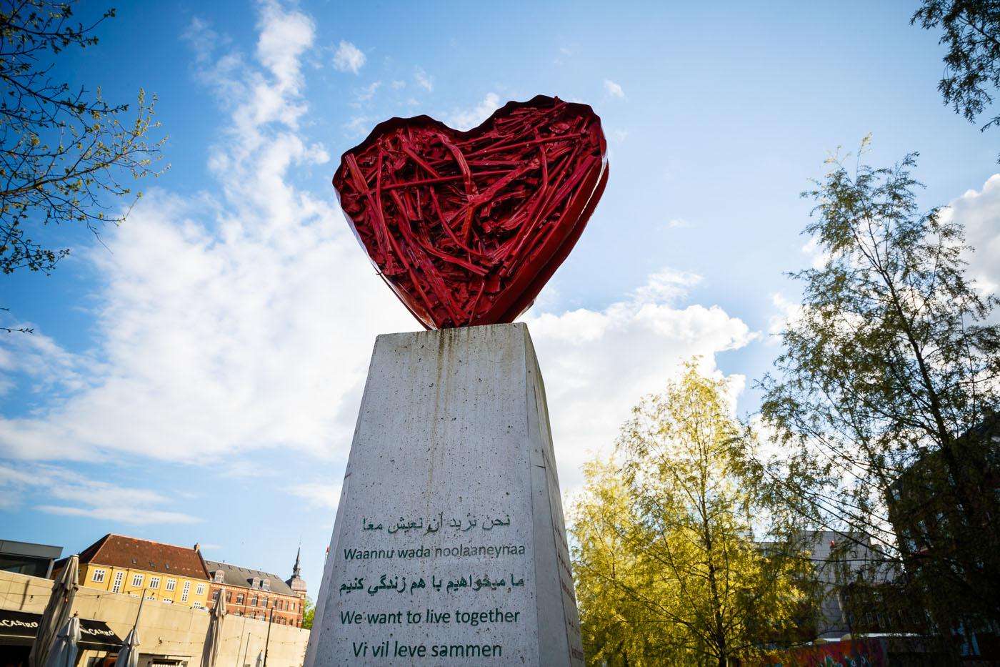 Heart statue, Copenhagen