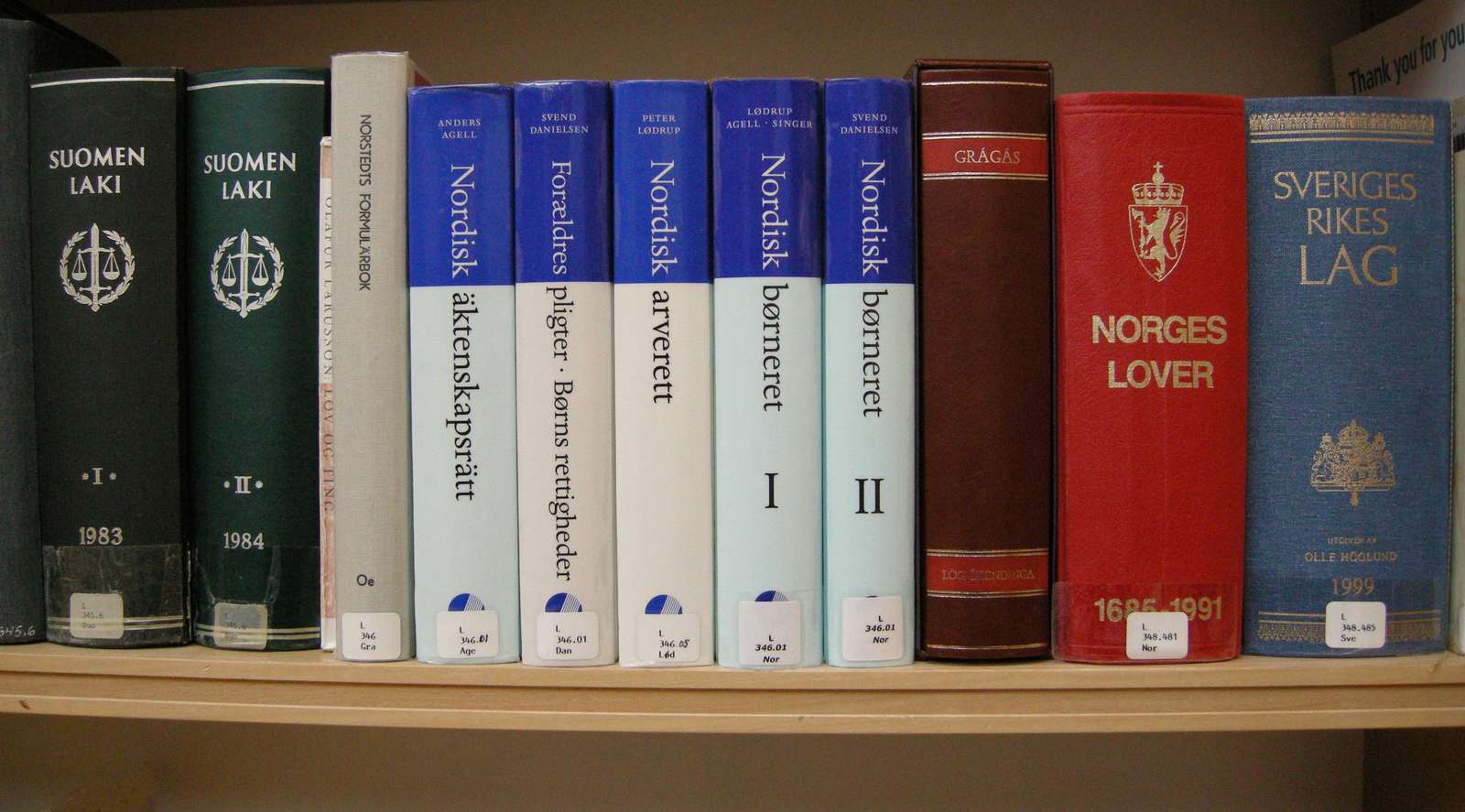 Nordic law books