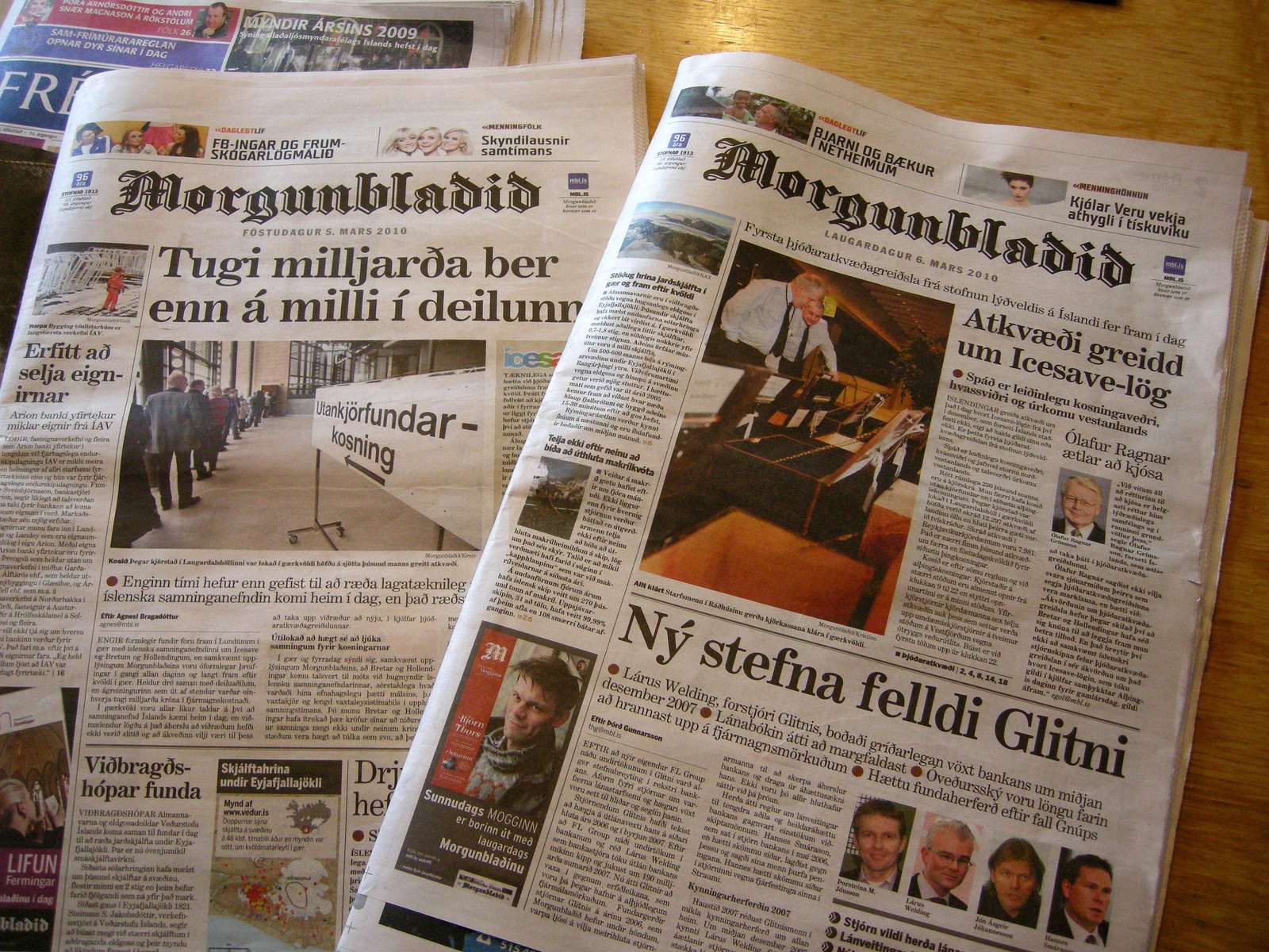Icelandic newspapers