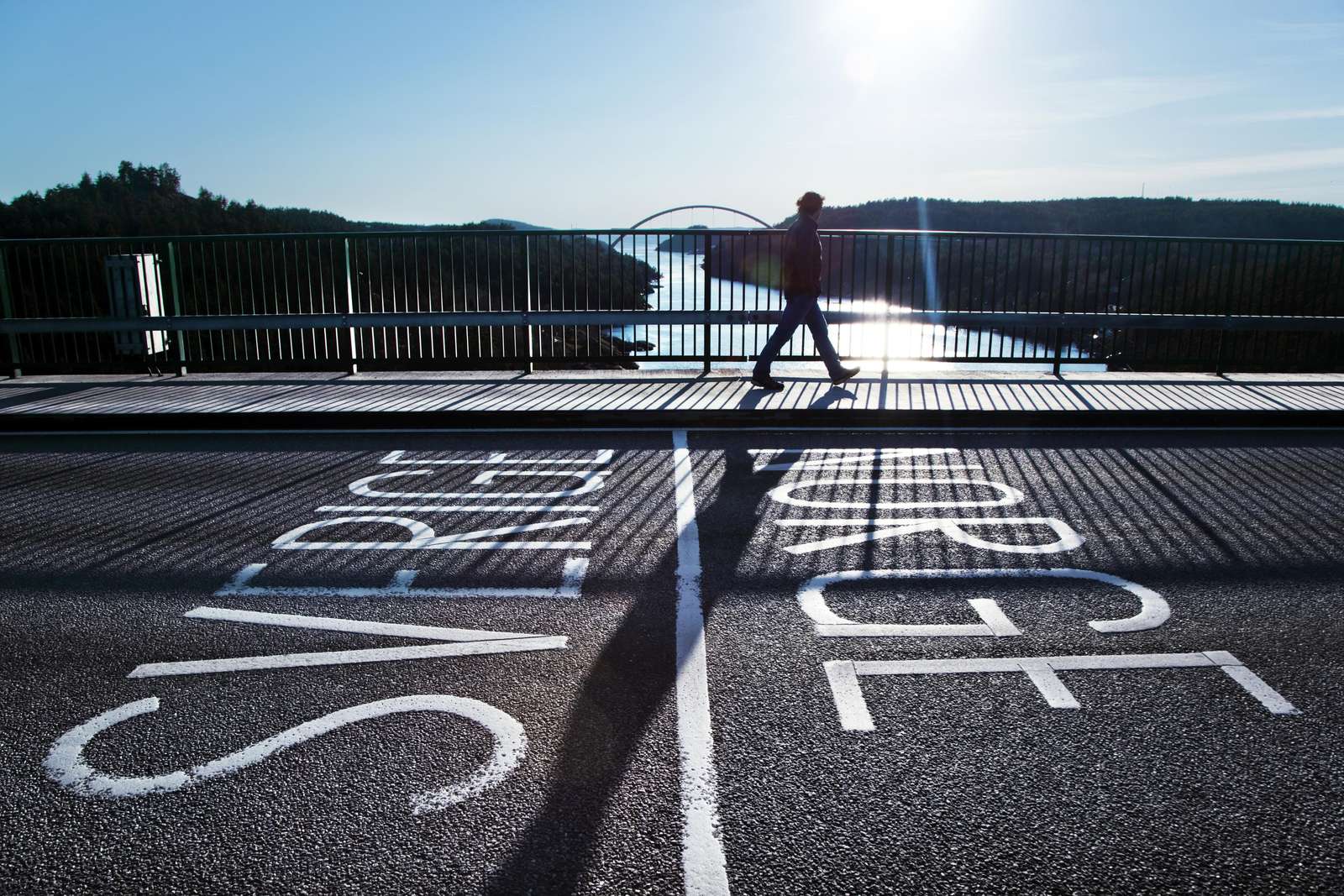 The border between Norway and Sweden