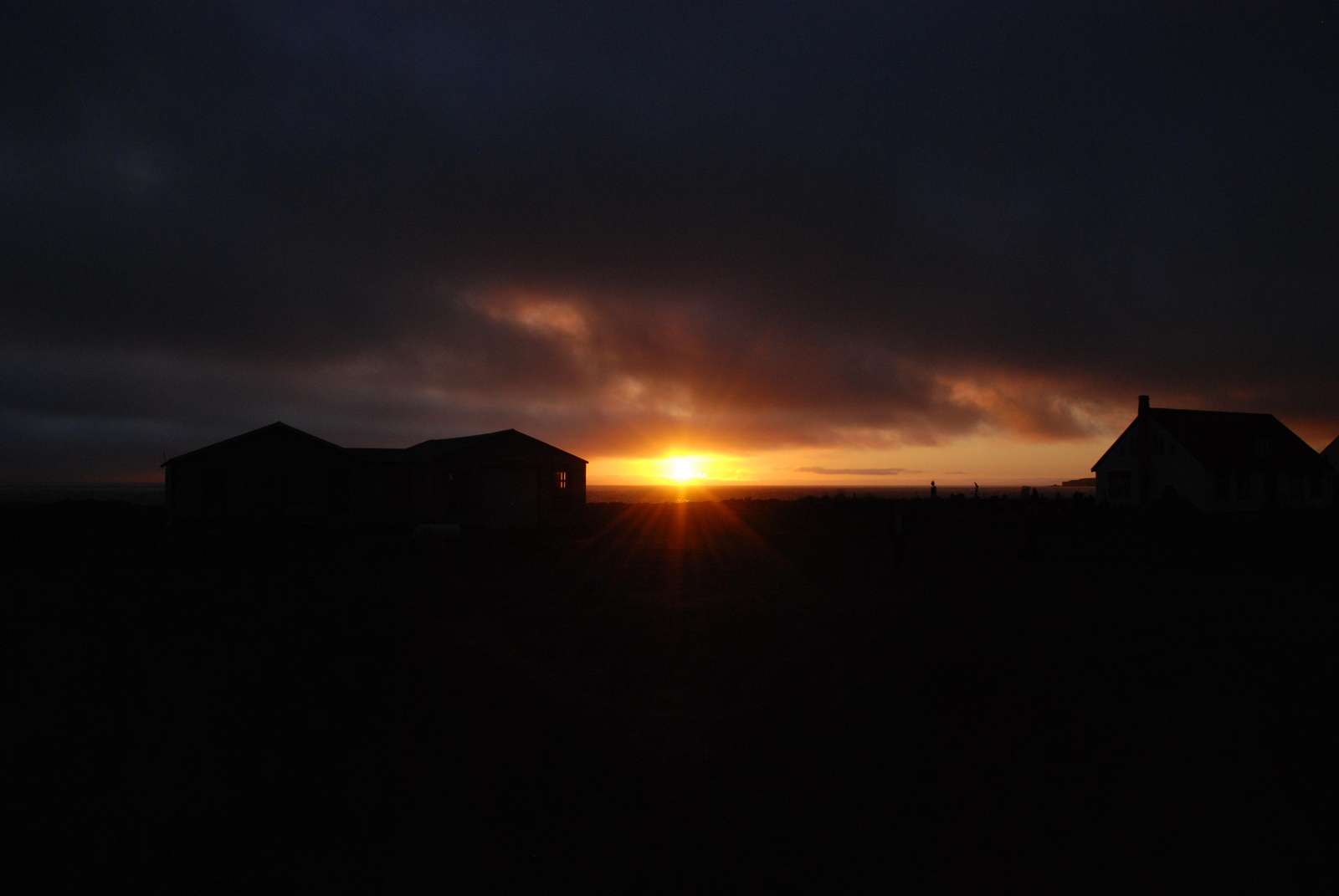 Sunset in Blönduós, Iceland