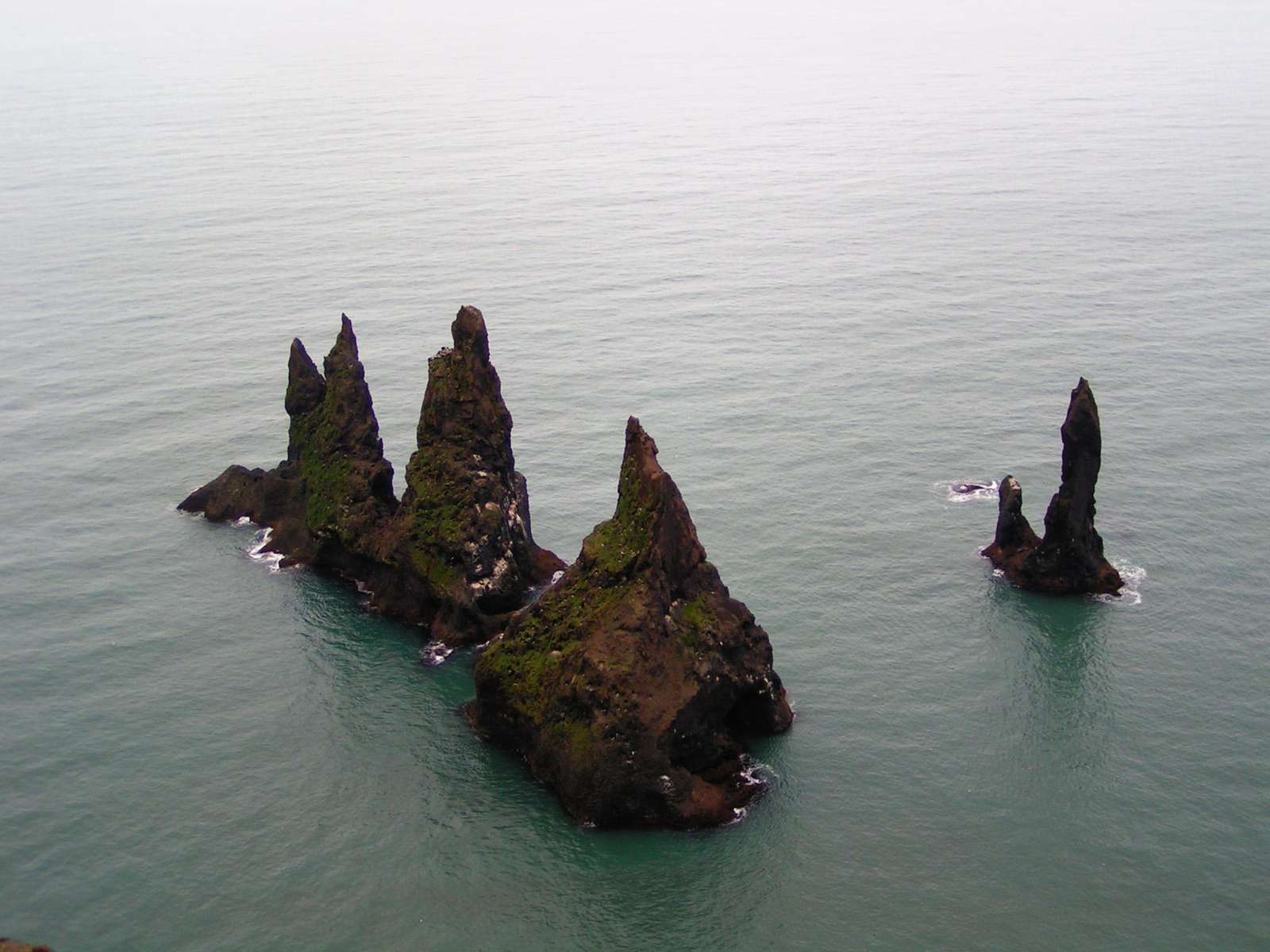 Reynisdrangar, rock formations, on Southern Iceland