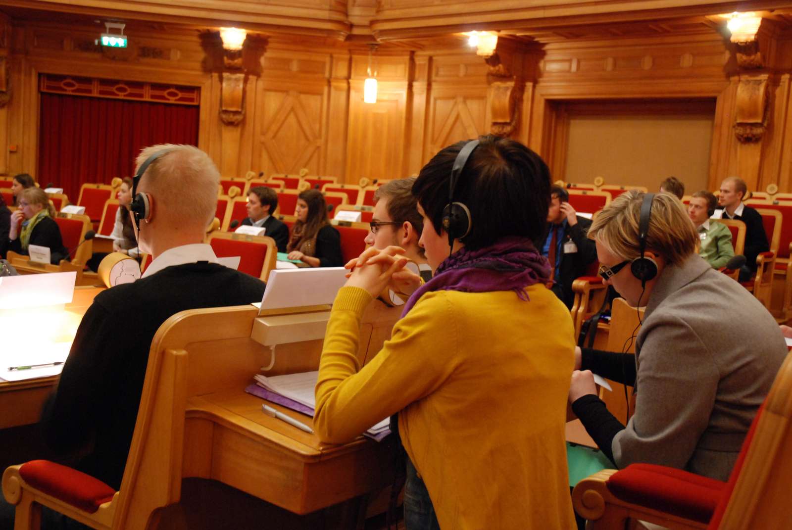 Delegater under Ungdommens nordiske råds sesjon