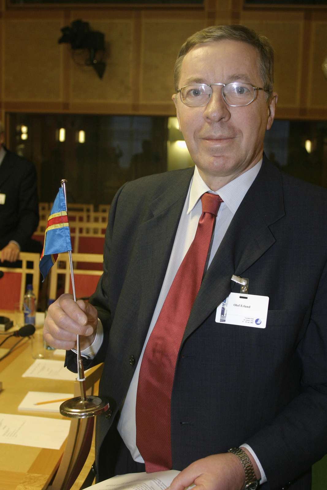 Olof Erland, Vicelantråd, Åland