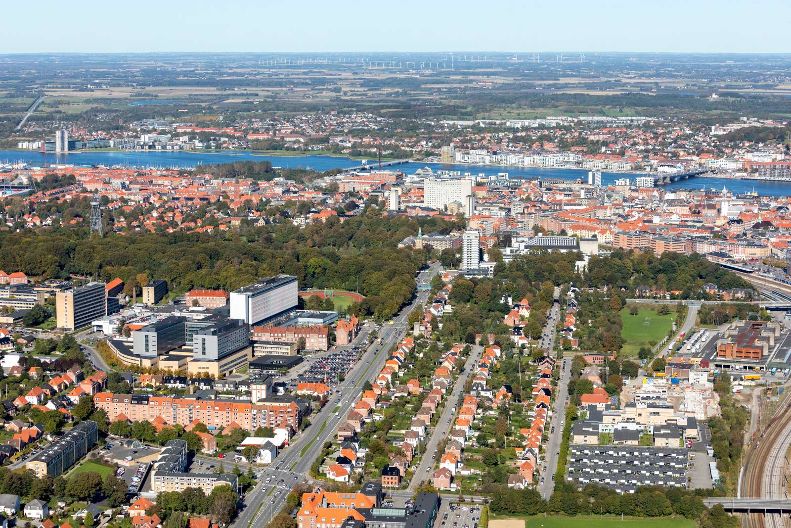 Aalborg UH Syd og Nord, Luftfoto