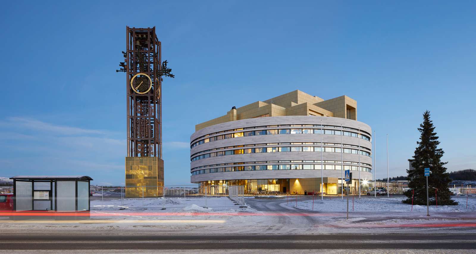 Henning Larsen Kiruna City Hall Sweden ©Hufton+Crow