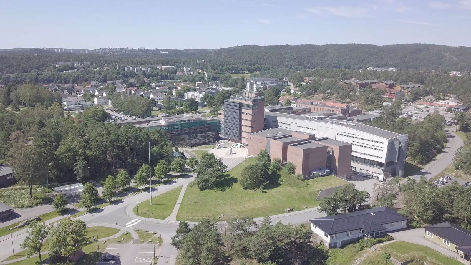 Kristiansand campus drone 2 foto Morten Torjussen
