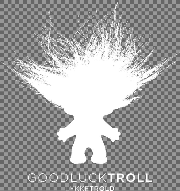 Goodluck troll hvid