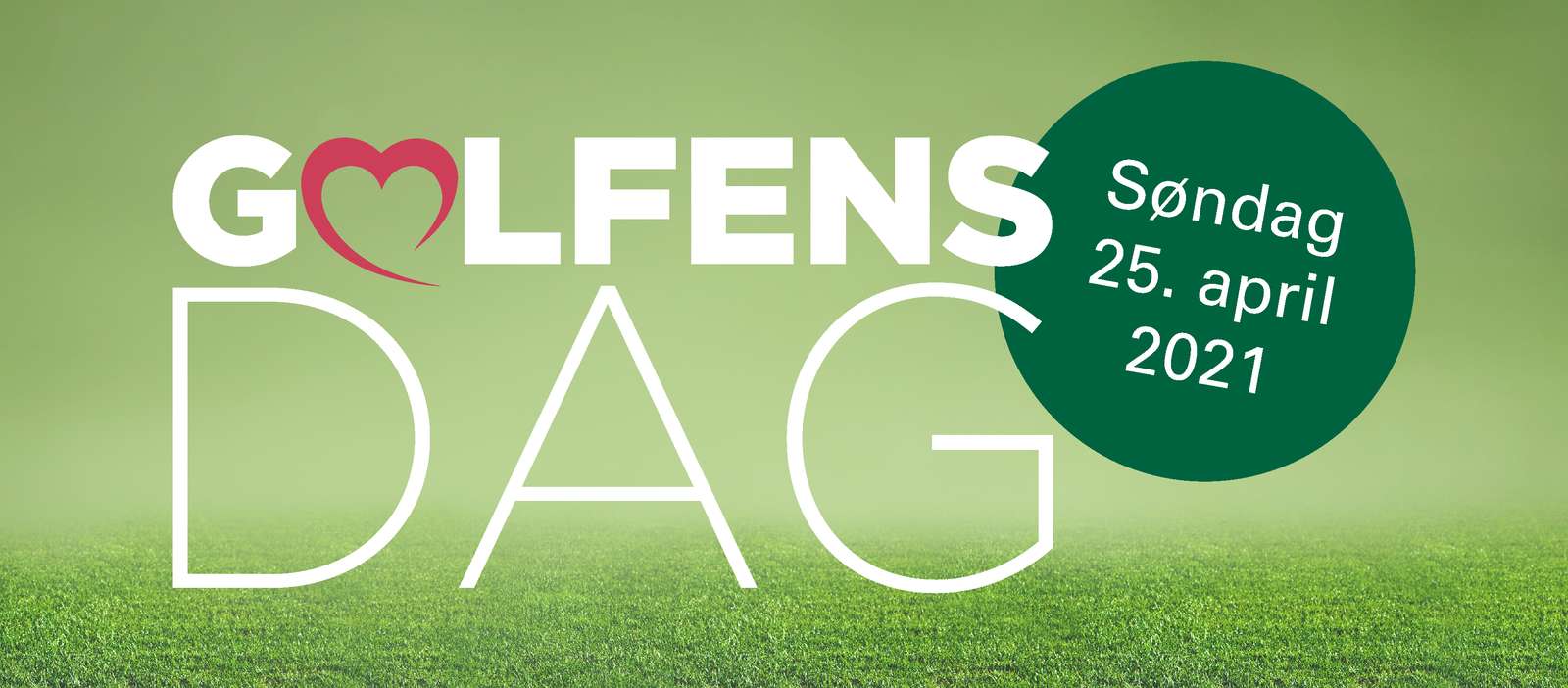 Facebook cover GolfensDag2021 green