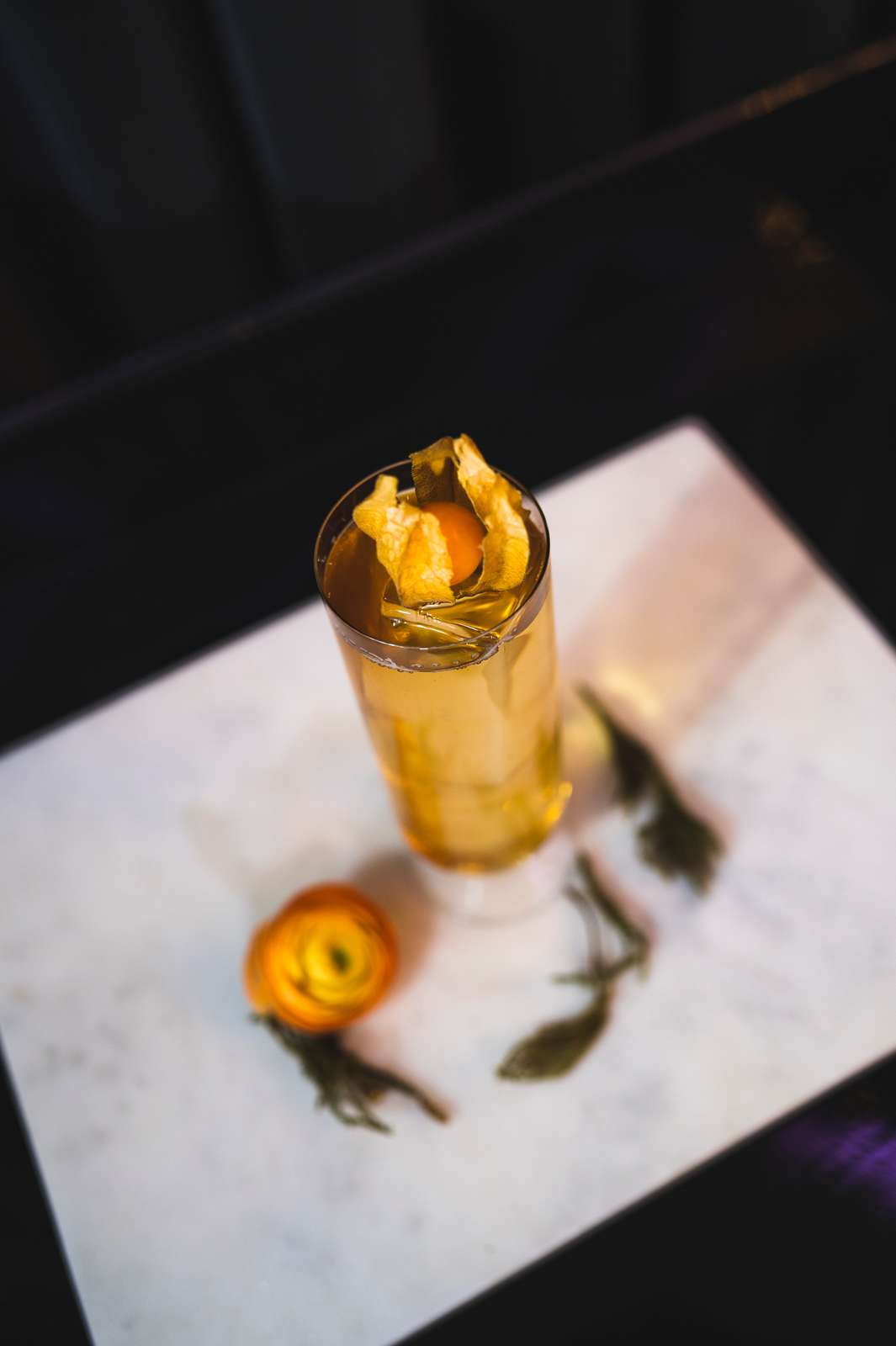 Cocktail, orange flower, Balthazar 2