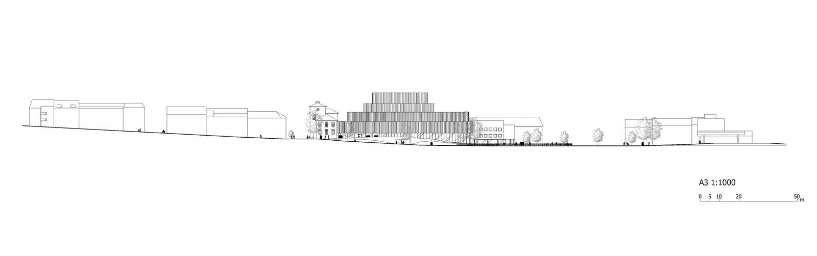 Facade Kristiansund Opera and Culture Centre C.F. Møller Architects