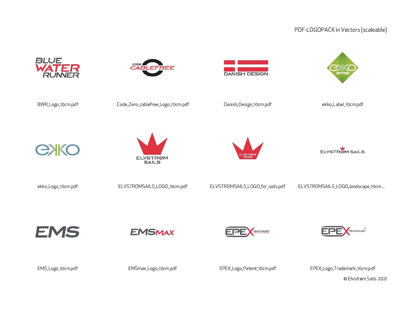 Elvstrom Sails Logopack pdf overview
