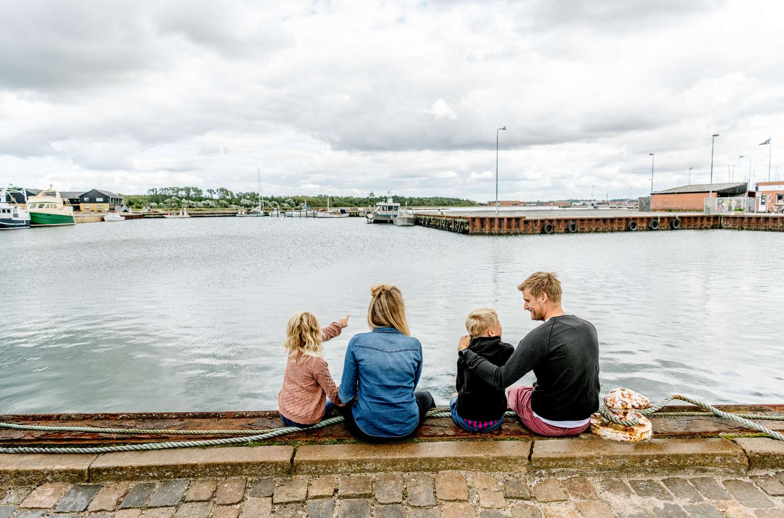 Nykøbing Mors, Havn, familie - Destination Limfjorden