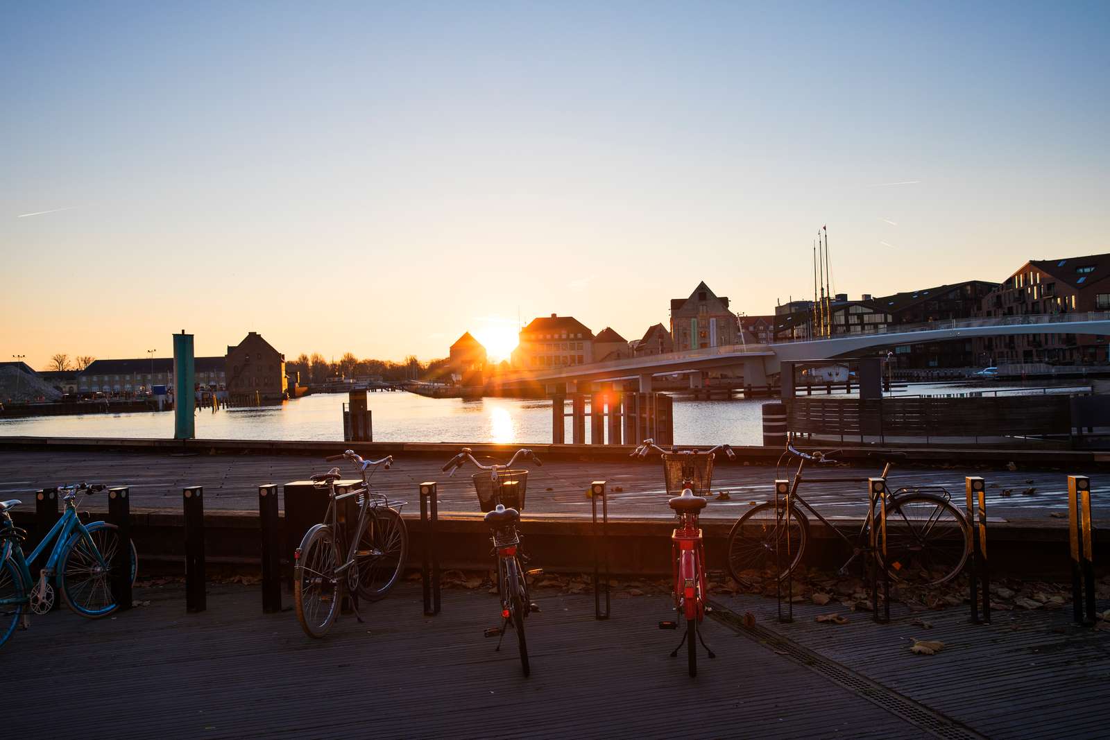 Copenhagen habour sunset