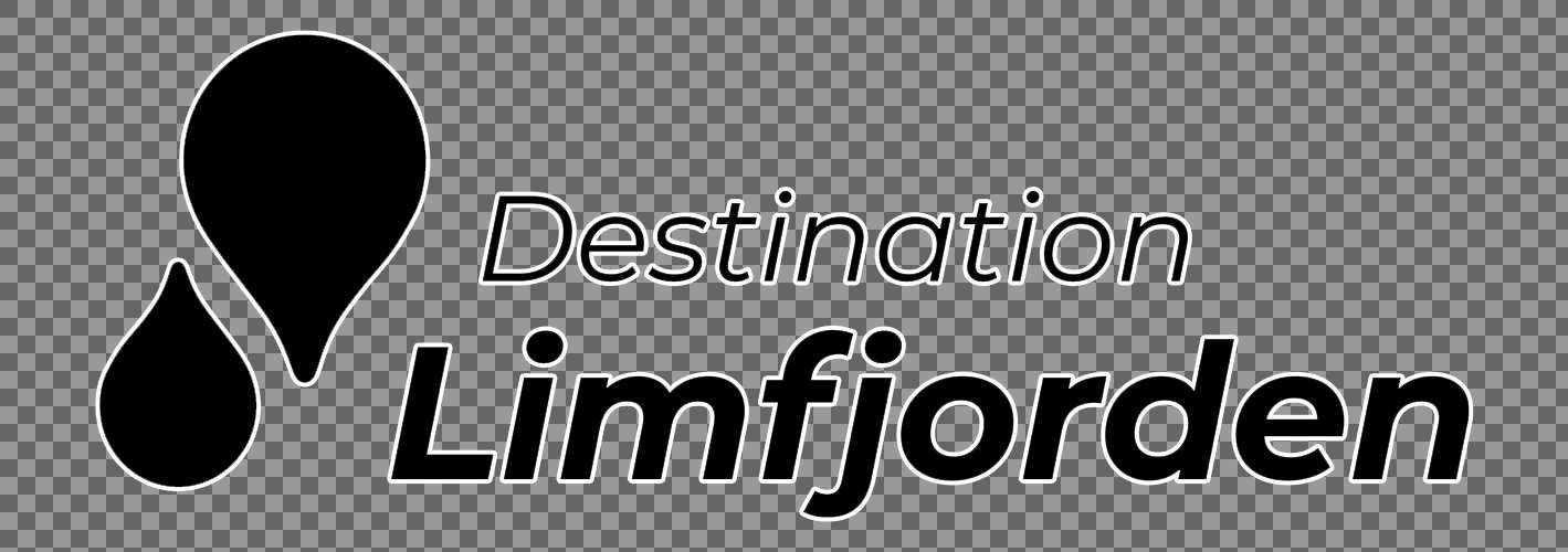 Destination Limfjorden Designguide logo sort outline