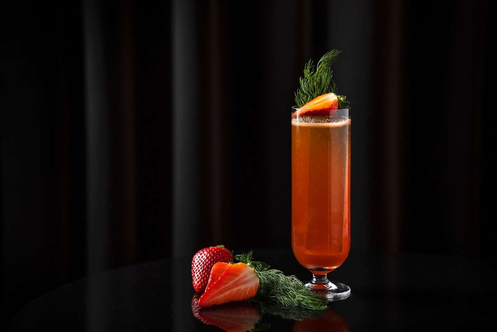 Strawberry, dill, cocktail, Balthazar 2
