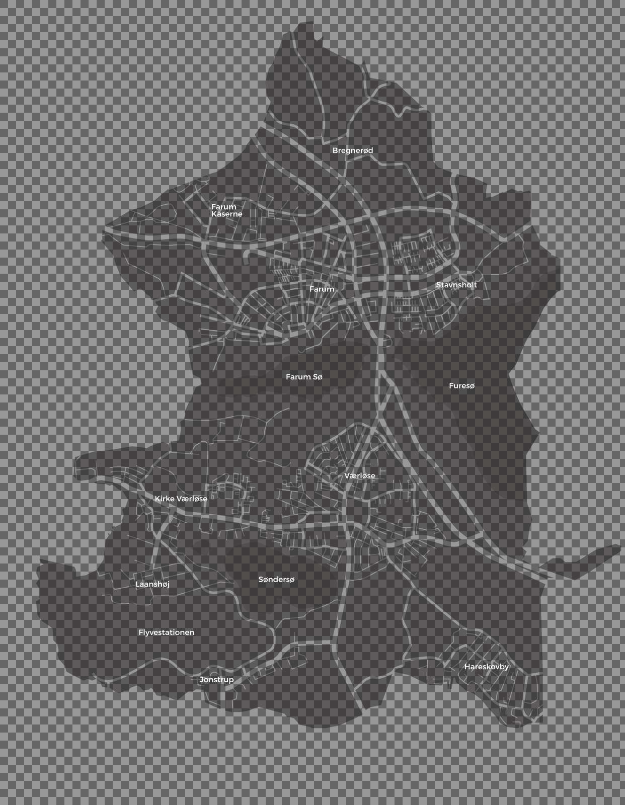 Furesø Kommune Kort