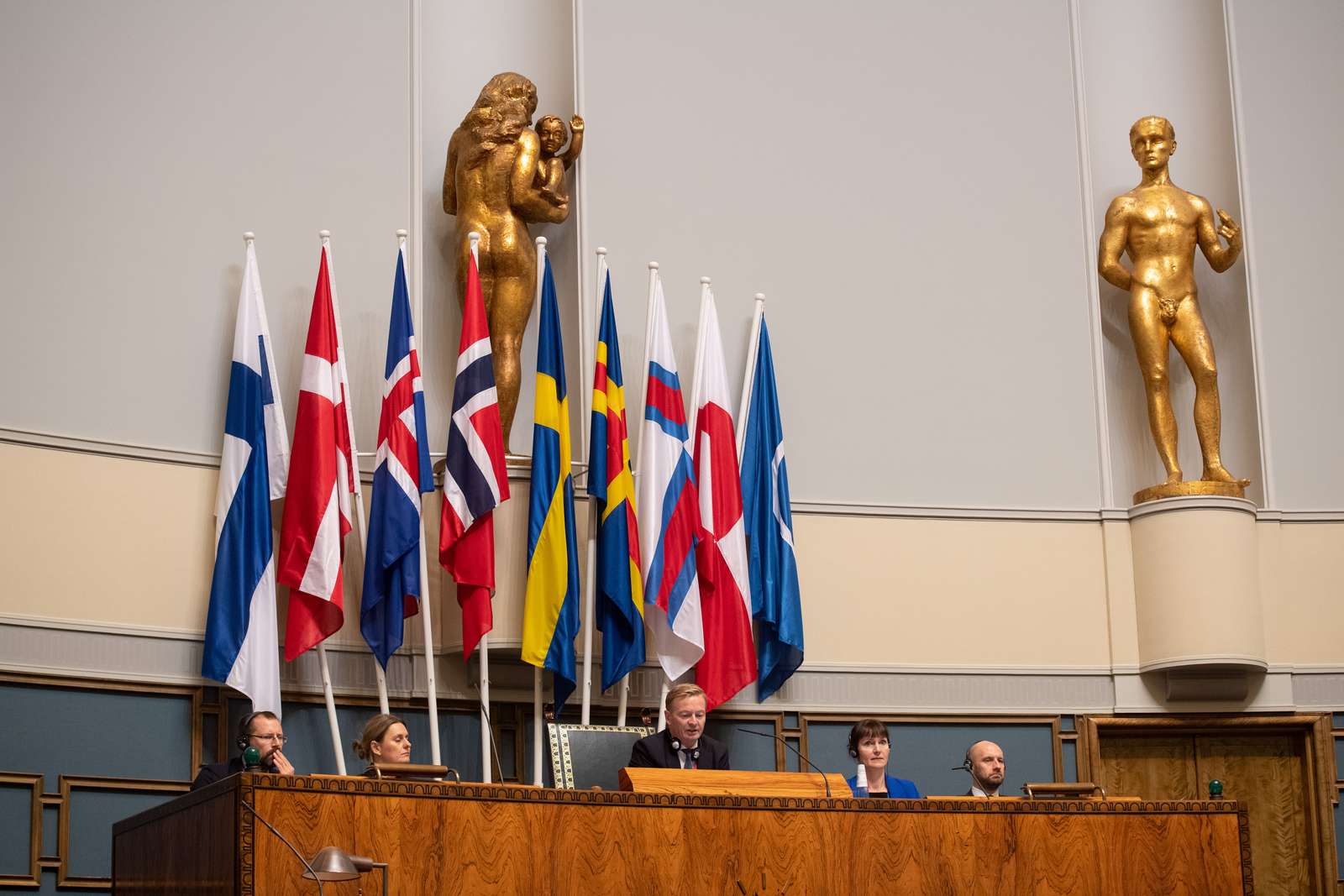 Nordic Flags at Nordic Council Session 2022