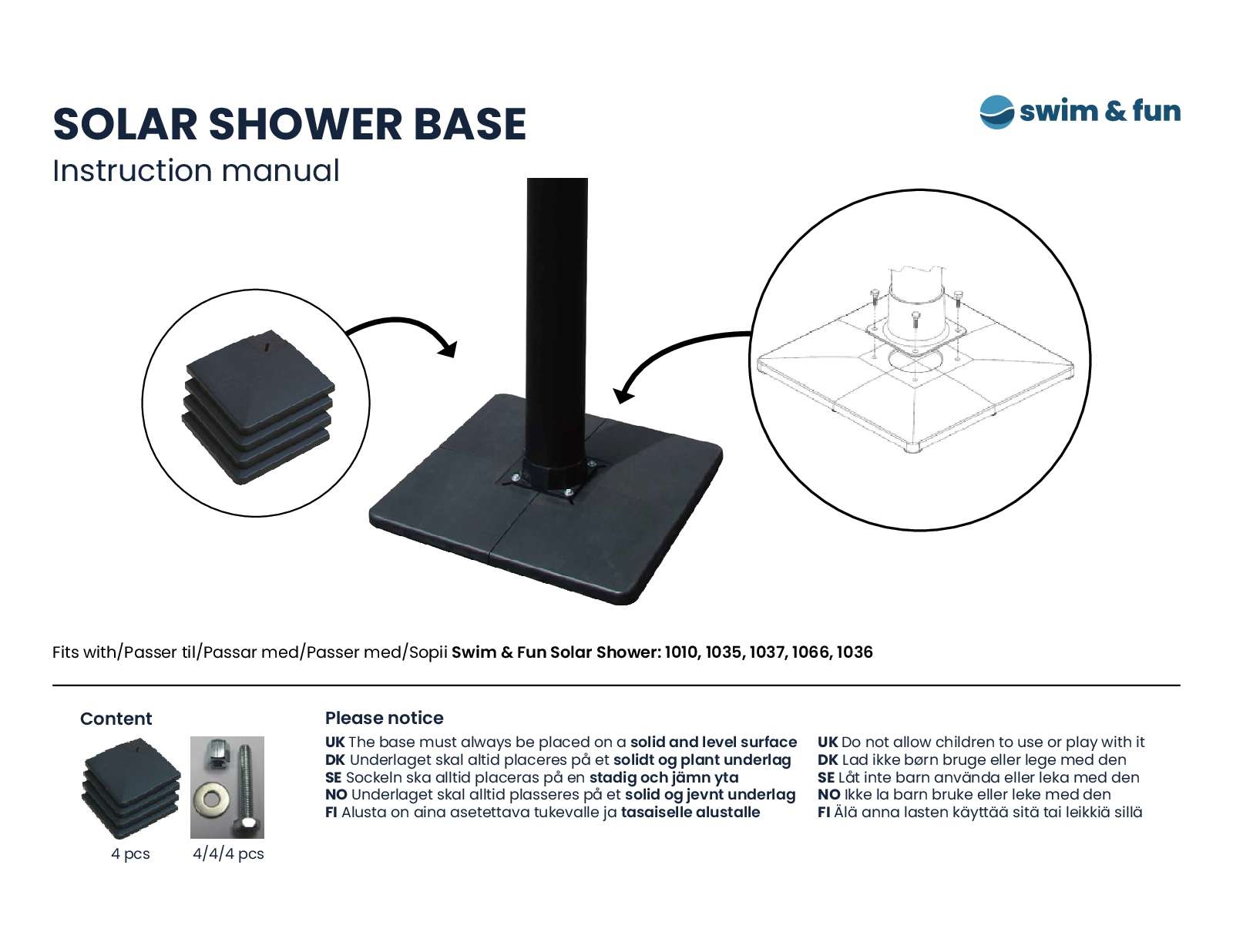 Shower Base - 1051
