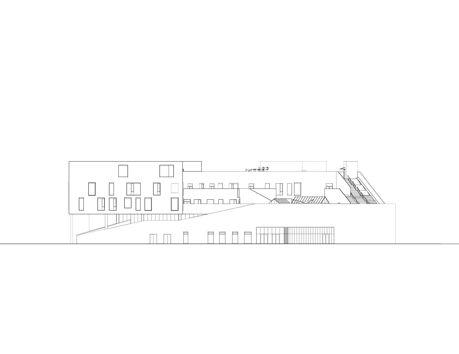 The School on Islands Brygge_Elevation_South East