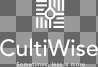 CultiWise Logo Vertical White