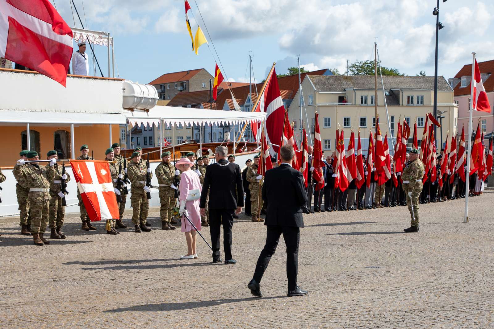 Dronningens modtagelse i Sønderborg 18.7.23 0225