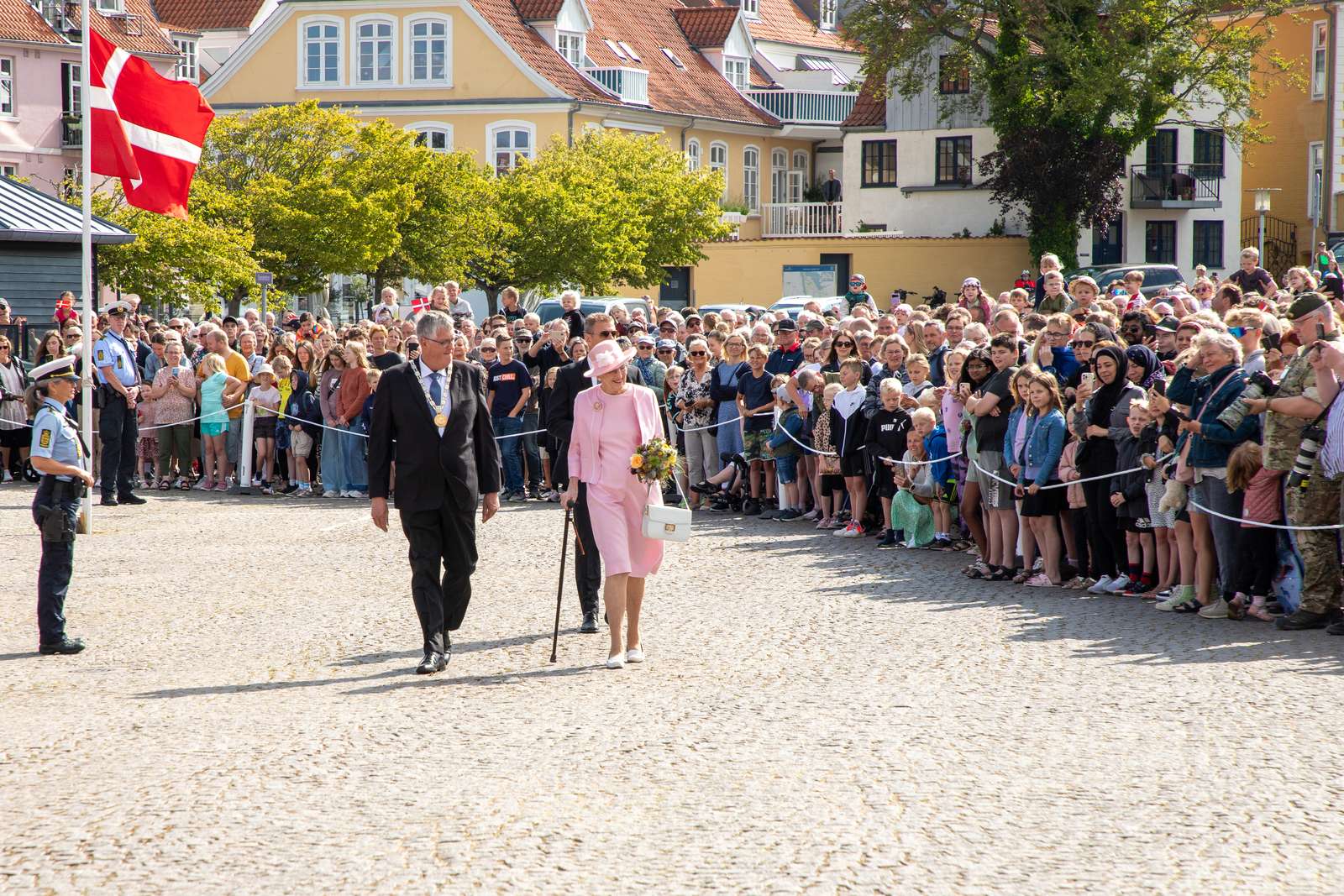 Dronningens modtagelse i Sønderborg 18.7.23 0246