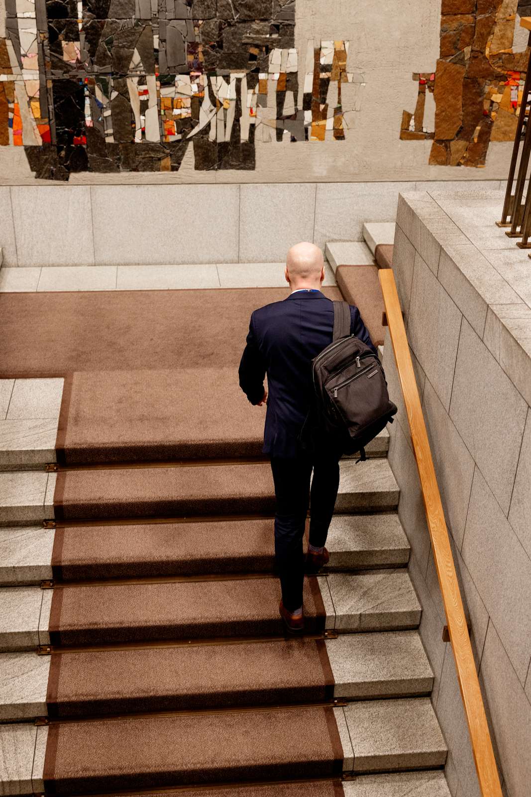 Stairs in Stortinget