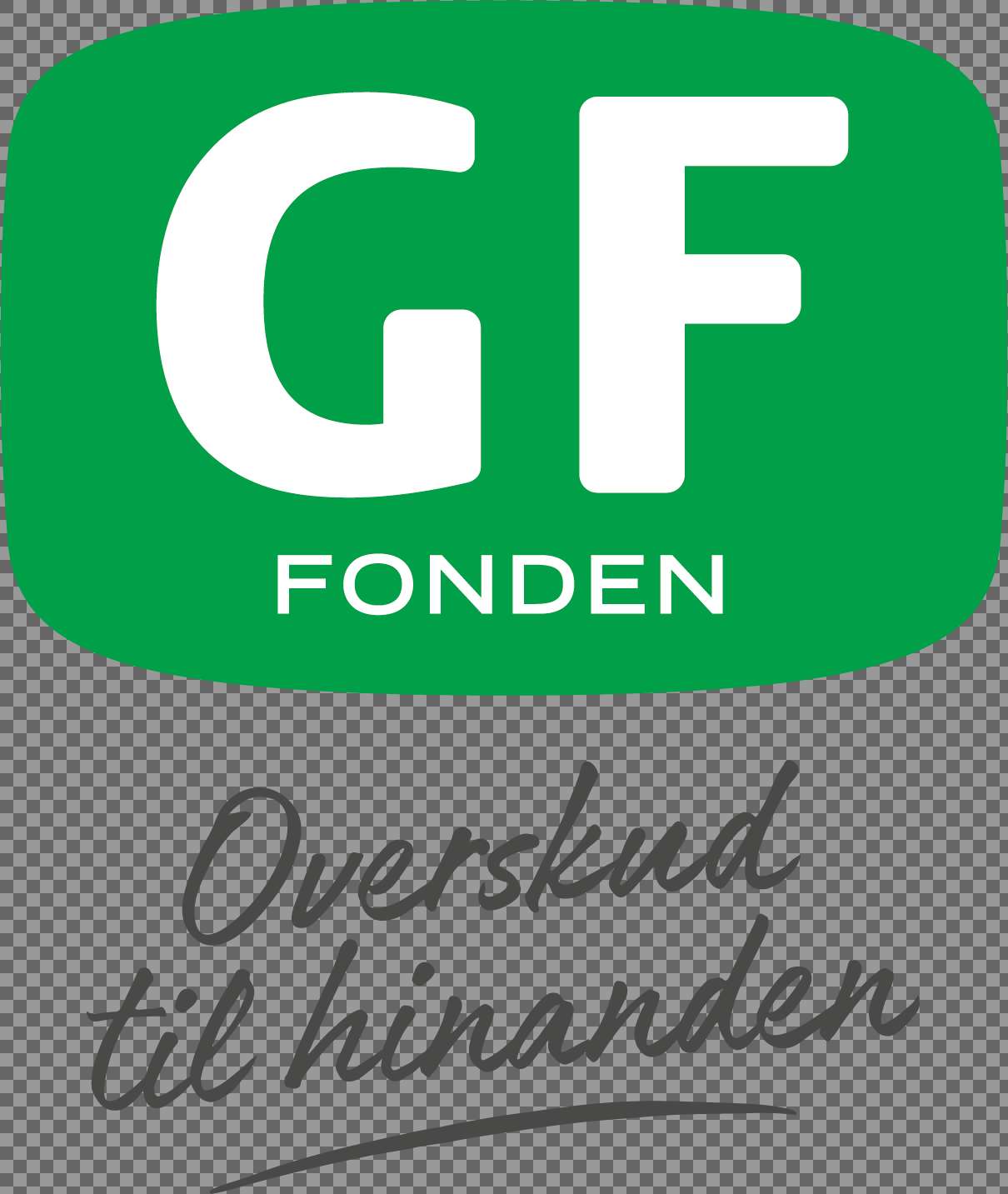 GF Fonden logo Hojformat m payoff CMYK