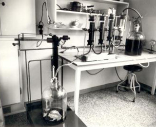 Apparatur i laboratorium