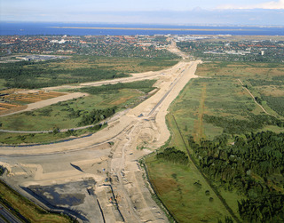 Vestamager - construction of motorway