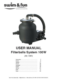 Filterballs System 100W