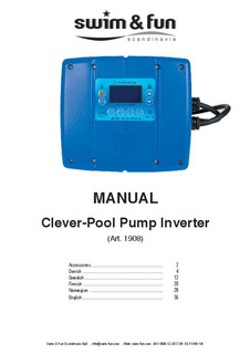 Clever Pool Pump Inverter