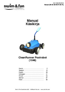 CleanRunner Pool Robot