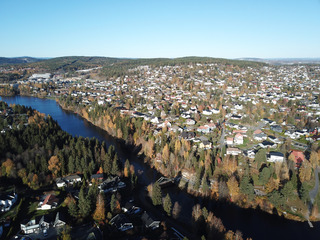 Dronefoto Fjellhamar