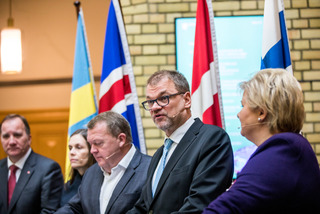 Juha Siplilä. Prime Ministers Press Conference