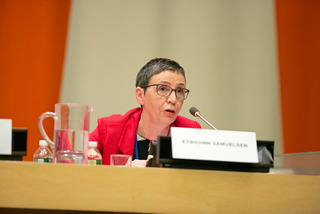 Ms Eydgunn Samuelsen, Minister of Gender Equality, Faroe Islands