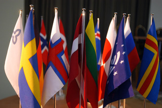 The nordic and baltic flags