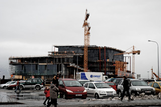 Construction site, Reykjavik