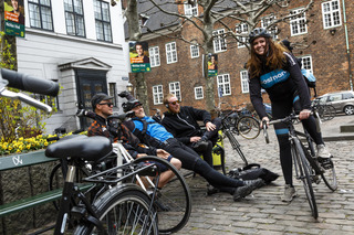 Bike messengers in Copenhagen