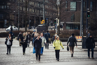 Pedestrians in Finland