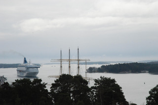 Silja Line and Pommern, Mariehamn